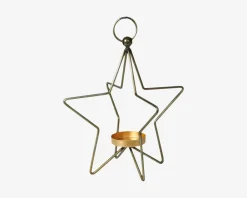 New Daells Bolighus Fyrfadsstage Stjerne H.19cm