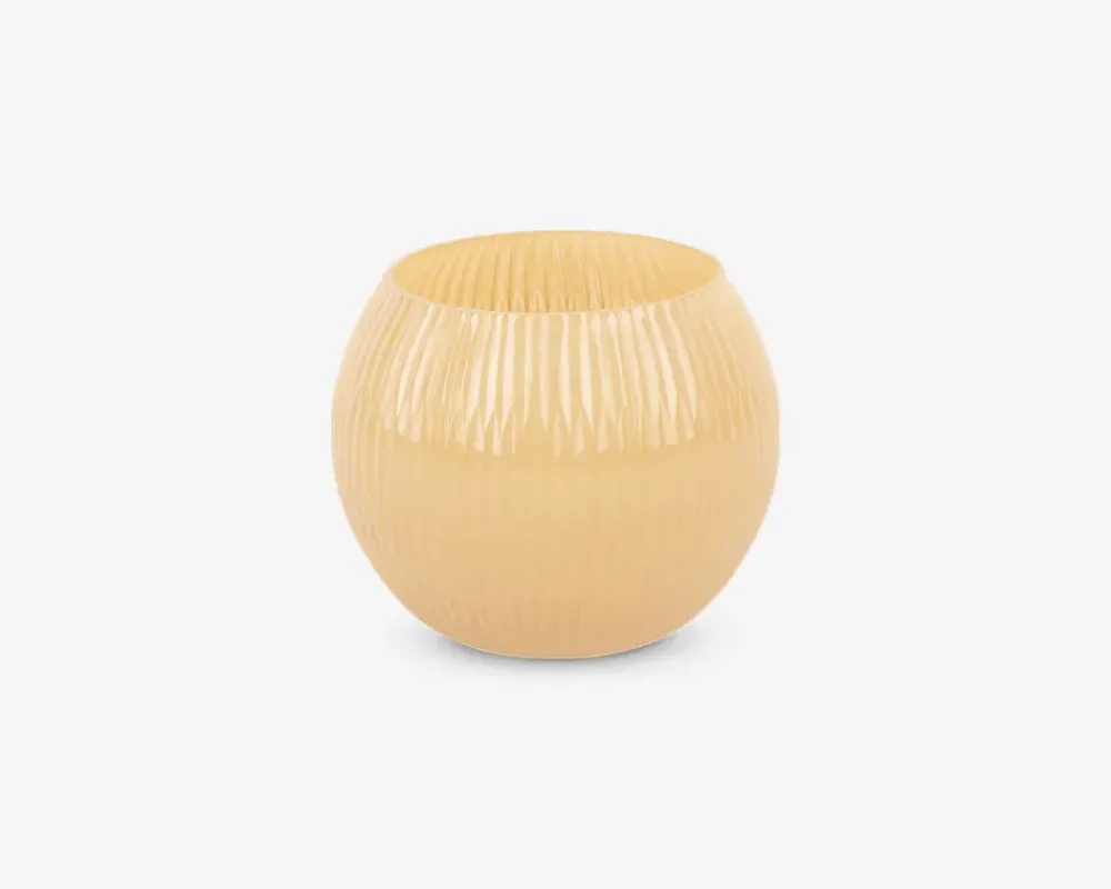 Online Daells Bolighus Fyrfadsstage votive ribbed small glas Ø.9 cm