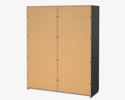 Online Daells Bolighus Garderobeskab Case grå B. 179 x H. 221 cm