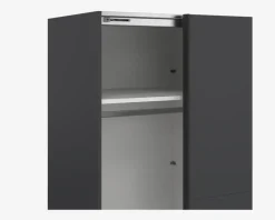 Best Daells Bolighus Garderobeskab Case grå B. 244 x H. 221 cm