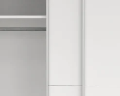 Clearance Daells Bolighus Garderobeskab Case hvid B. 179 x H. 221 cm