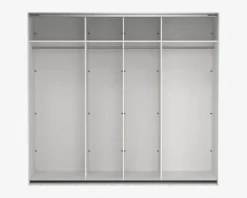 Sale Daells Bolighus Garderobeskab Case hvid B. 244 x H. 221 cm