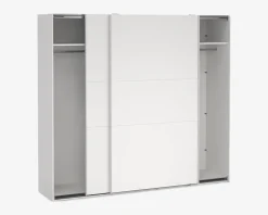 Sale Daells Bolighus Garderobeskab Case hvid B. 244 x H. 221 cm