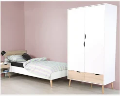 Discount Daells Bolighus Garderobeskab Delta m. 2 låger og 3 skuffer