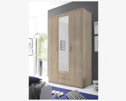 Clearance Daells Bolighus Garderobeskab m. 3 låger og 2 skuffer