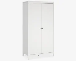 Hot Daells Bolighus Garderobeskab Madrid hvid med 2 låger