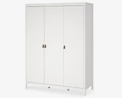 New Daells Bolighus Garderobeskab Madrid hvid med 3 låger