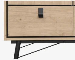 New Daells Bolighus Garderobeskab Ry m. 3 låger og 3 skuffer Eg