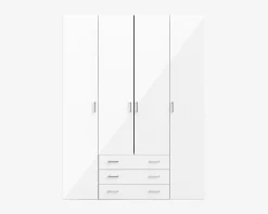 Online Daells Bolighus Garderobeskab Space m. 4 låger og 3 Skuffer