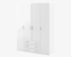 Online Daells Bolighus Garderobeskab Space m. 4 låger og 3 Skuffer