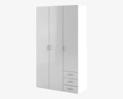 Clearance Daells Bolighus Garderobeskab Space m. 3 Låger og 3 Skuffer