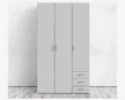 Clearance Daells Bolighus Garderobeskab Space m. 3 Låger og 3 Skuffer