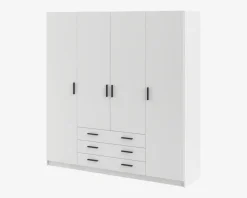 Daells Bolighus Garderobeskab Sprint m. 4 Låger og 3 Skuffer