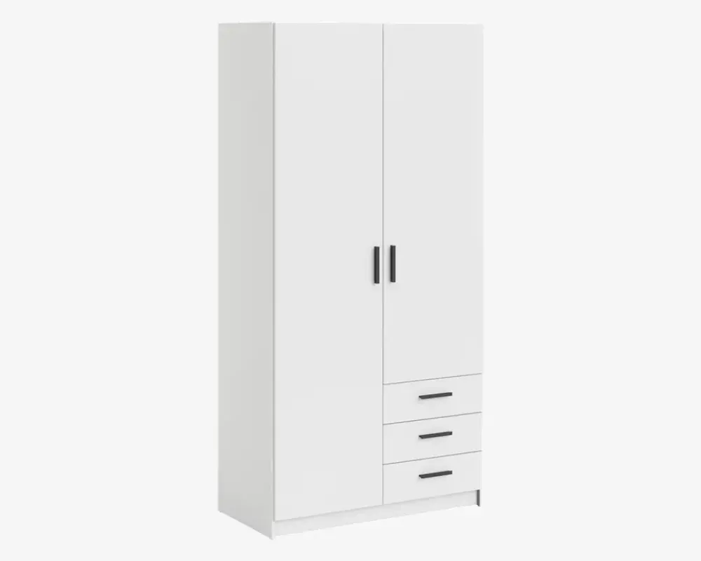 Clearance Daells Bolighus Garderobeskab Sprint m. 2 Låger og 3 Skuffer