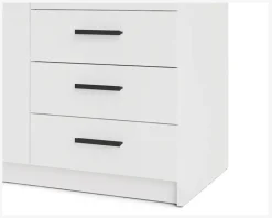 Clearance Daells Bolighus Garderobeskab Sprint m. 2 Låger og 3 Skuffer