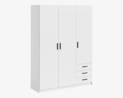 Clearance Daells Bolighus Garderobeskab Sprint m. 3 Låger og 3 Skuffer