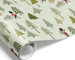 Best Daells Bolighus Gavepapir med juletræer 10 meter