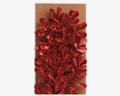 Discount Daells Bolighus Gren Glitter 2stk H.30cm Rød