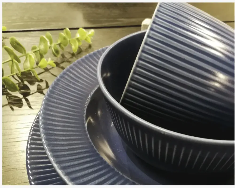 Daells Bolighus Groovy Frok Tallerken Ø21 cm Blå