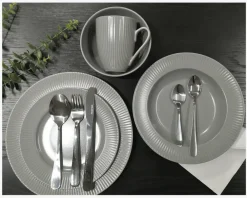 Daells Bolighus Groovy Frok Tallerken 21 cm Grå