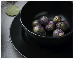 New Daells Bolighus Groovy Frok Tallerken Ø21 cm Sort