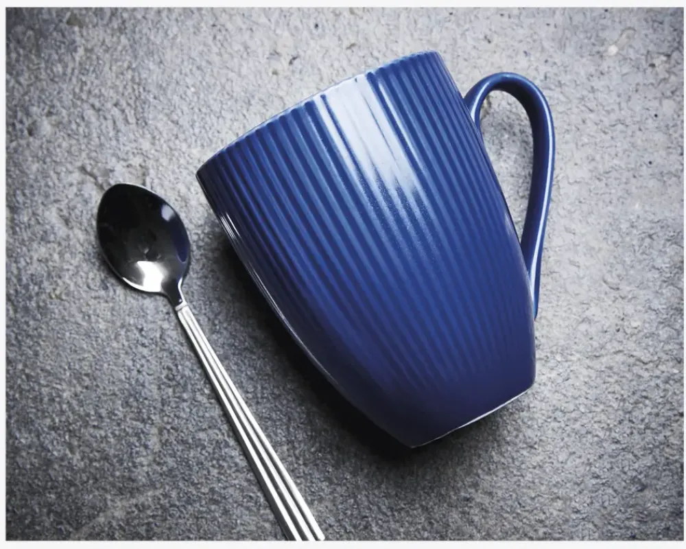 Discount Daells Bolighus Groovy Krus Stentøj 30 cl Blå