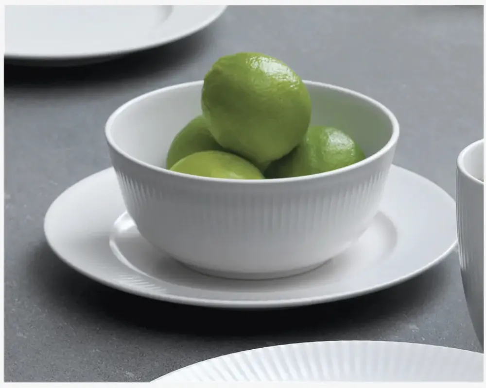 Sale Daells Bolighus Groovy Skål Ø14,5 cm Hvid