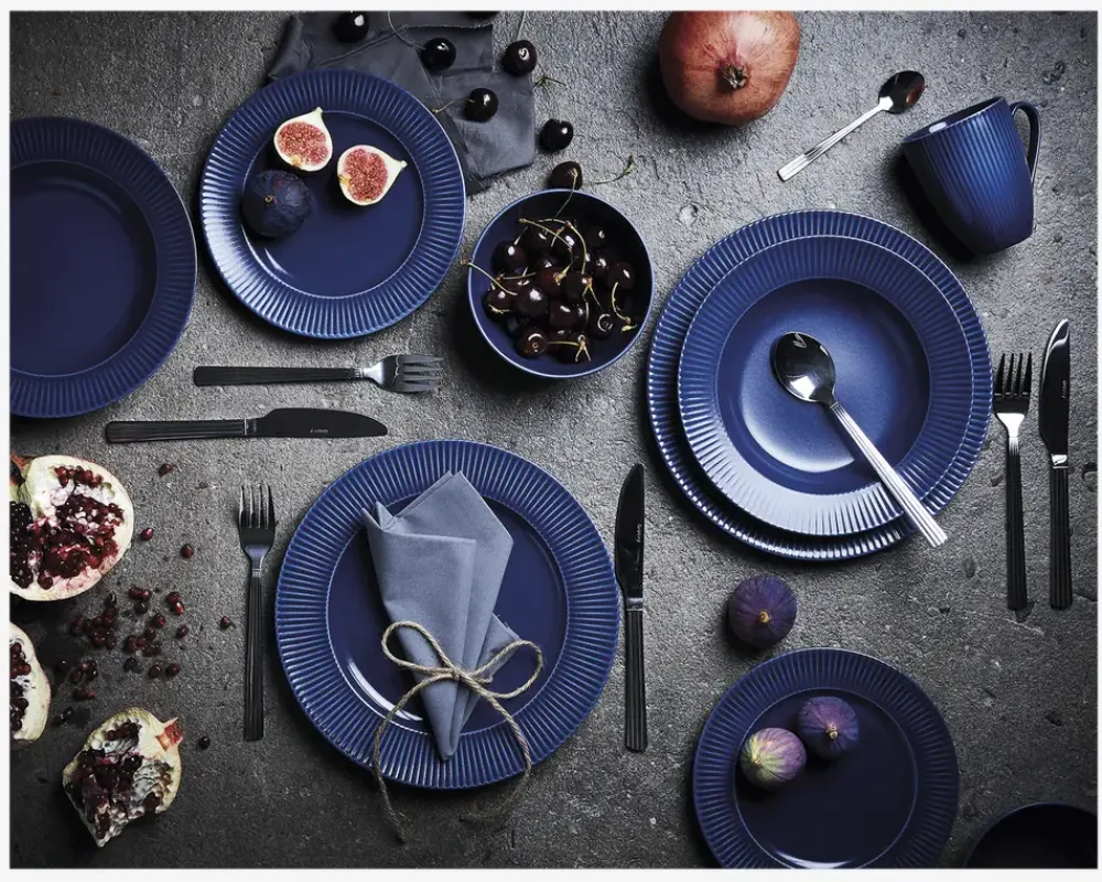 Best Daells Bolighus Groovy Skål Stentøj Blå