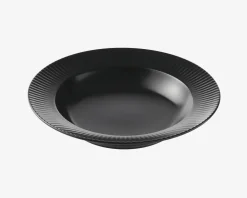 Daells Bolighus Groovy Suppe Tallerken Ø23 cm Sort