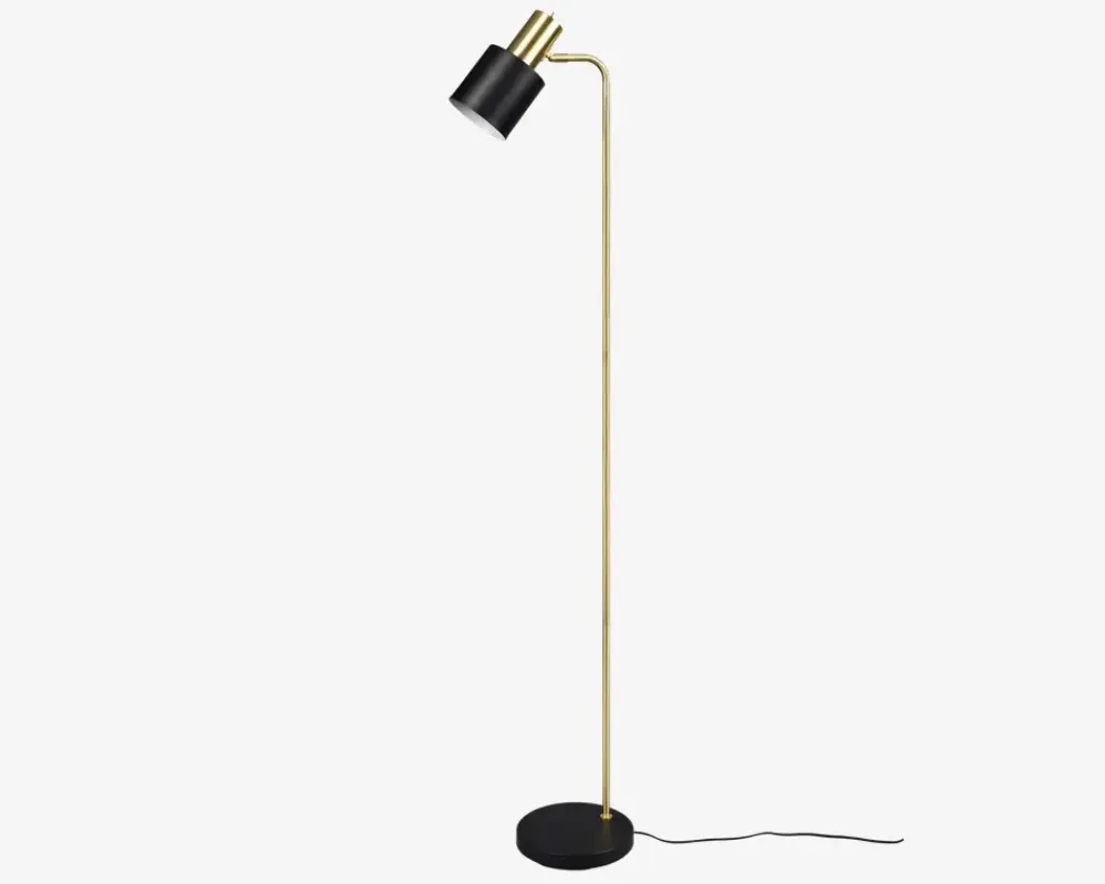 Outlet Daells Bolighus Gulvlampe Adam Sort H.153 cm