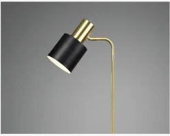 Outlet Daells Bolighus Gulvlampe Adam Sort H.153 cm