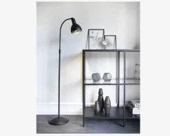 Clearance Daells Bolighus Gulvlampe Angora H.110 cm Sort