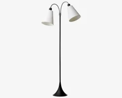 Clearance Daells Bolighus Gulvlampe fodgænger sort u/skærme H.135 cm
