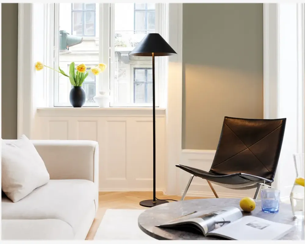 Best Daells Bolighus Gulvlampe Hygge H. 140 cm Sort