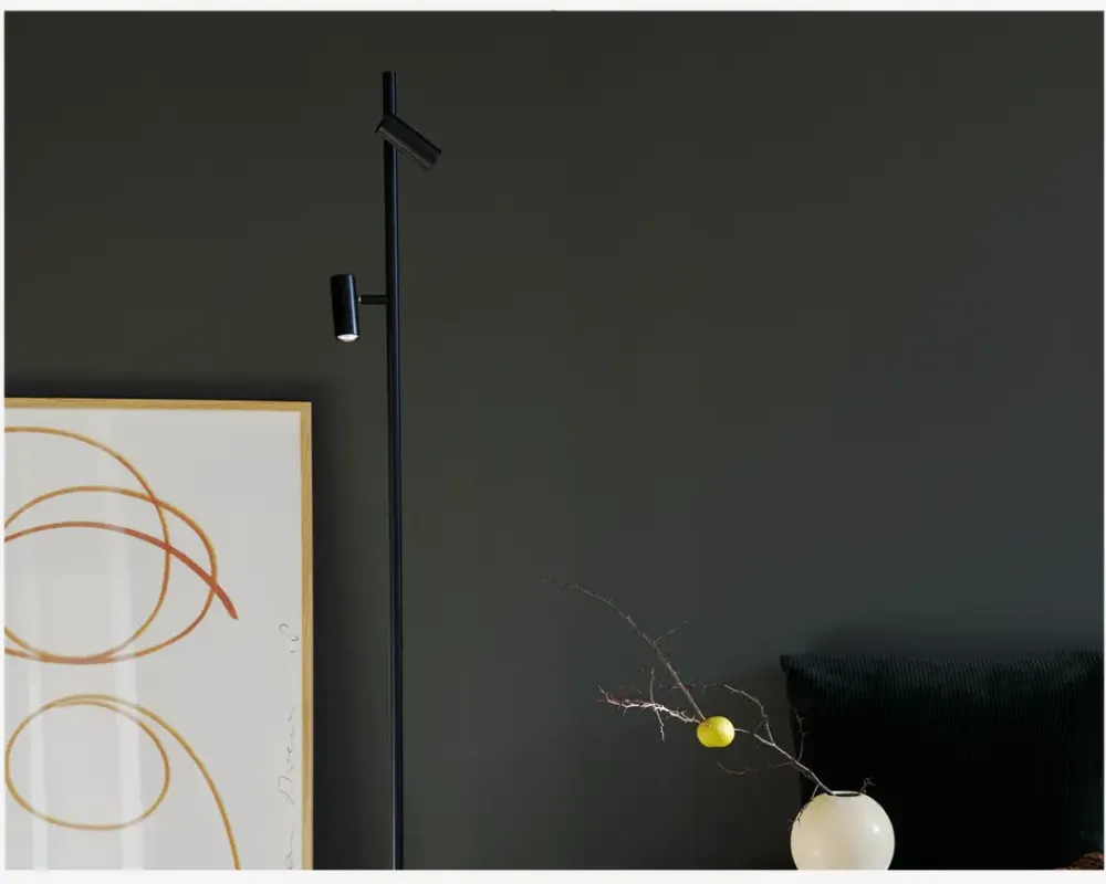 New Daells Bolighus Gulvlampe Omari H.141 cm Sort