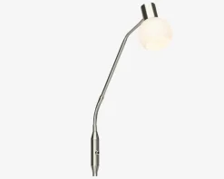 Clearance Daells Bolighus Gulvlampe Philo børstet H.140 cm Krom