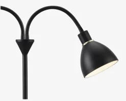Hot Daells Bolighus Gulvlampe Ray Dobbelt H.155 cm Sort