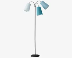 Outlet Daells Bolighus Gulvlampe Salsa H.140 cm Sort, Blå
