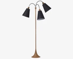 Hot Daells Bolighus Gulvlampe Trafik H.150 cm Brun, Krom