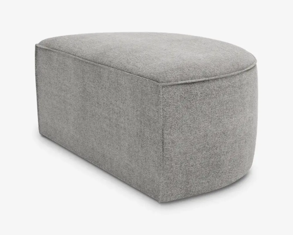 Clearance Daells Bolighus Halvrund Puf Quadrato