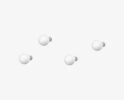 Best Daells Bolighus Harlekin Knage 4 Stk. Hvid