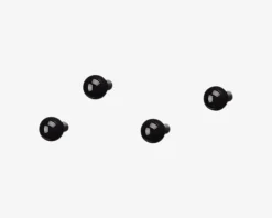 New Daells Bolighus Harlekin Knage 4 Stk. Sort