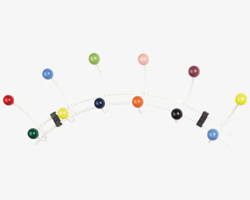 Online Daells Bolighus Harlekin Knagerække 6 Hvid Multi, Hvid