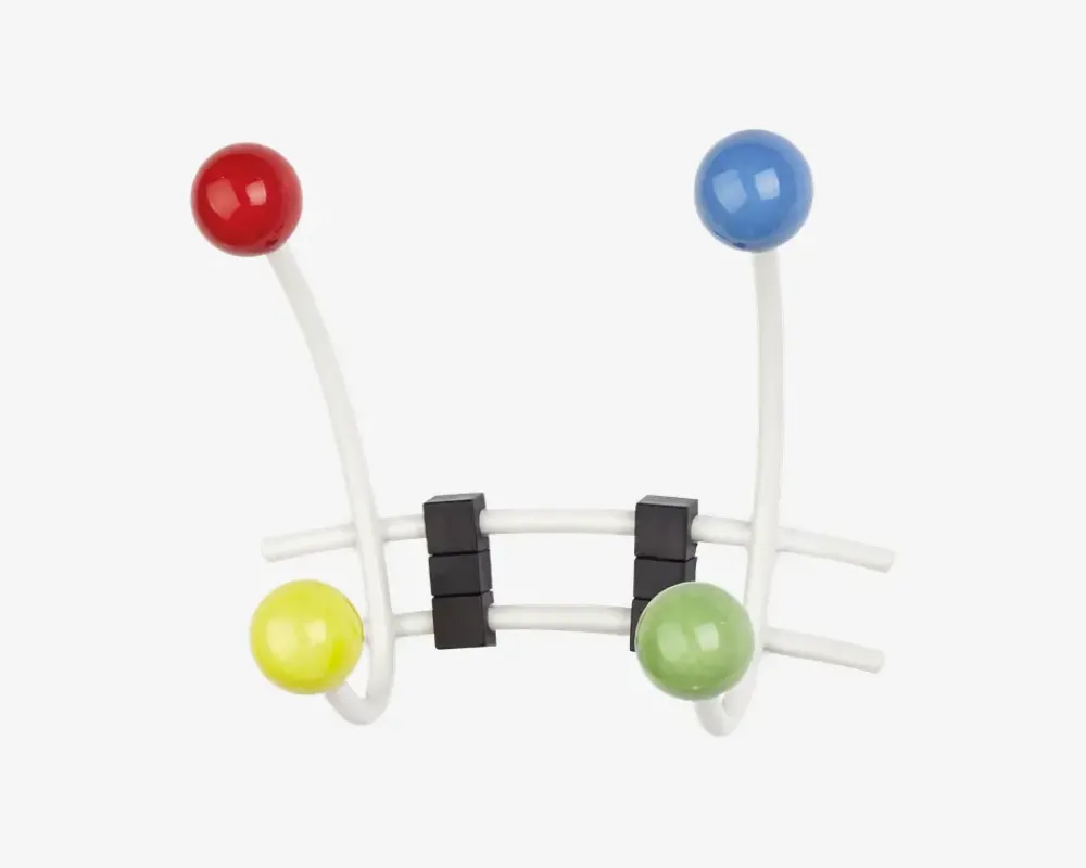 New Daells Bolighus Harlekin Knagerække 2 Hvid