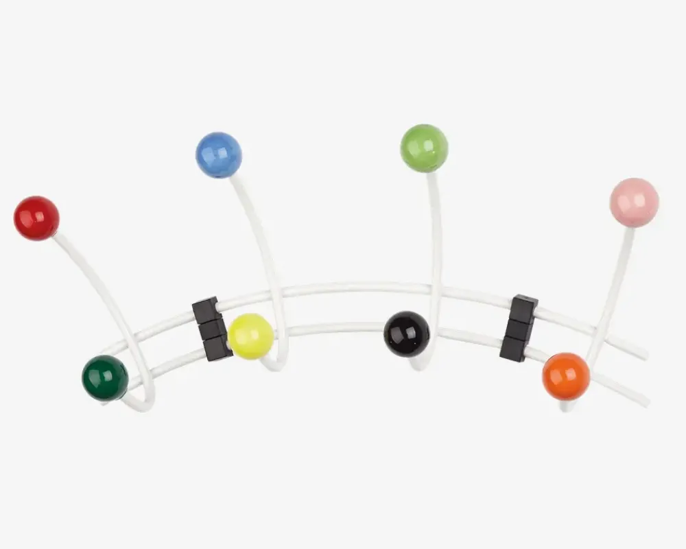 Daells Bolighus Harlekin Knagerække 4 Hvid Multi, Hvid