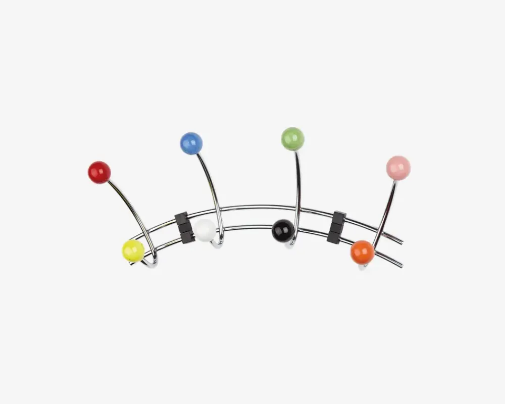 Discount Daells Bolighus Harlekin Knagerække 4 Krom Multi, Krom