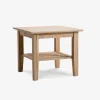Online Daells Bolighus Hjørnebord massiv eg 60x60 cm