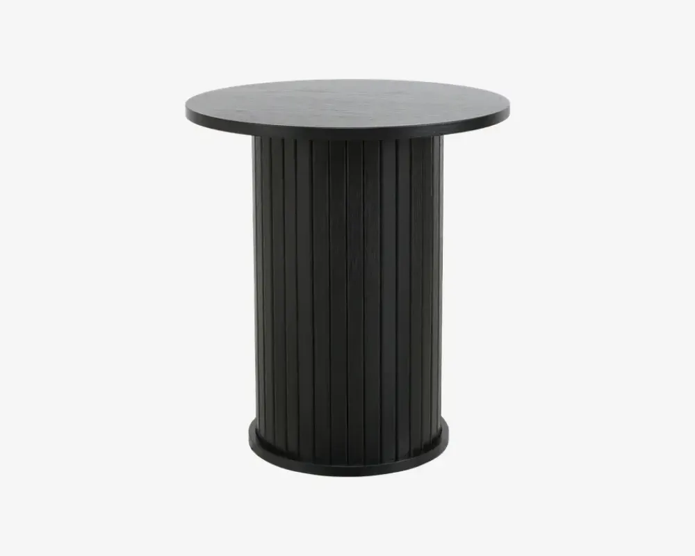 Online Daells Bolighus Hjørnebord Nola Eg Ø-50 cm Sort