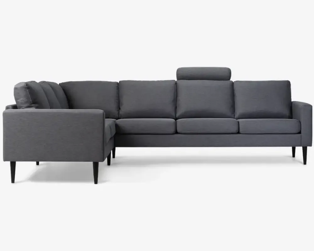 Discount Daells Bolighus Hjørnesofa Grå Slidstærkt møbelstof