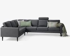 Discount Daells Bolighus Hjørnesofa Grå Slidstærkt møbelstof